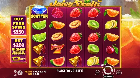 Freispiele für Juicy Fruits Videoslot